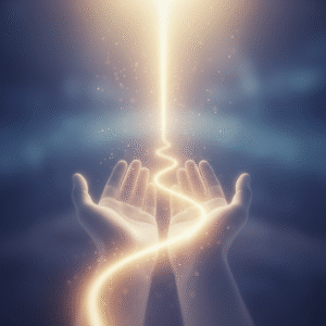 A warm, golden light illuminating a tranquil, conceptual scene, symbolizing prayer, devotion, and a deepening spiritual connection to Jesus.