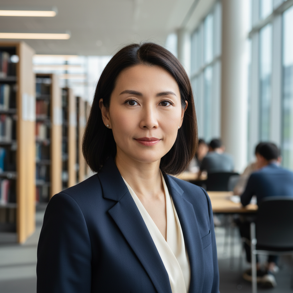 Professional headshot of an intelligent female academic.