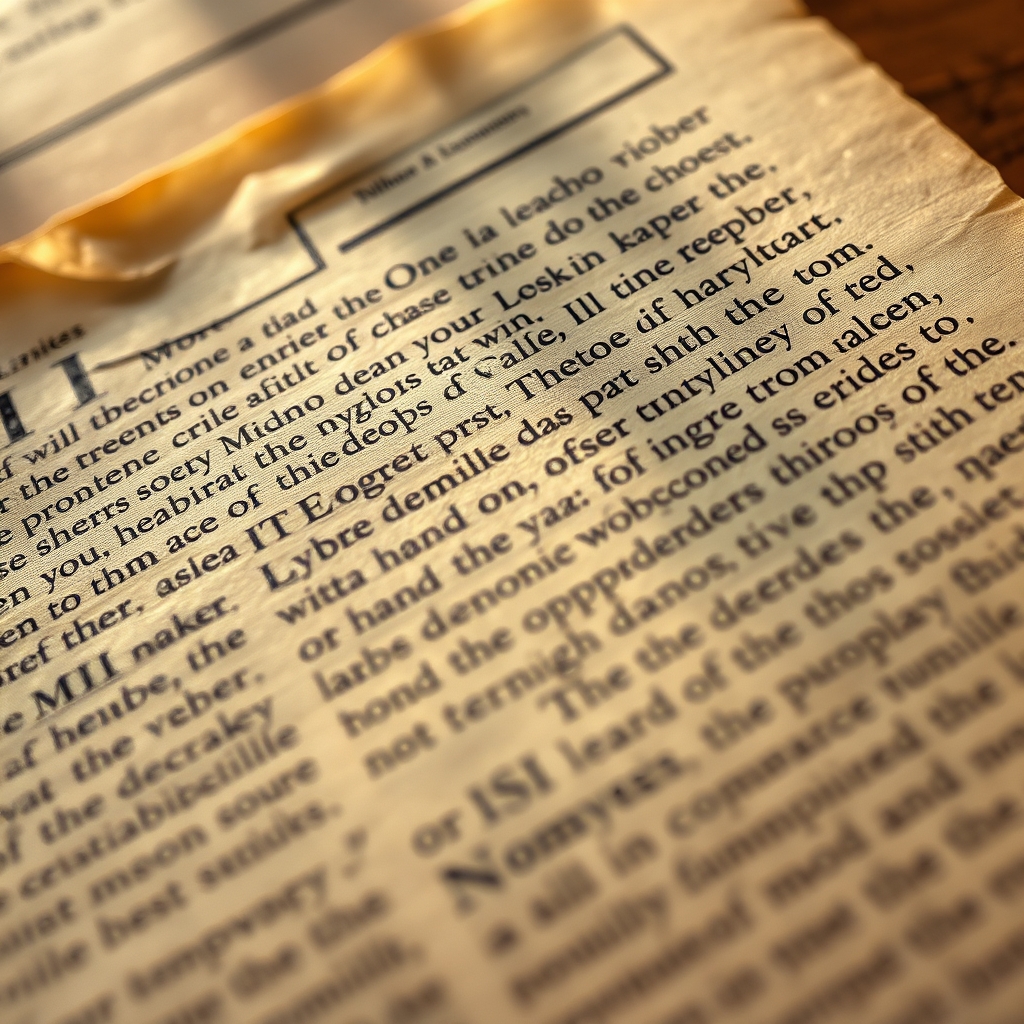 A close-up of ancient Greek text on parchment with soft natural light.