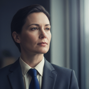 A person with a dignified and deeply resolute expression, symbolizing profound personal conviction and the significant commitment of following Jesus.